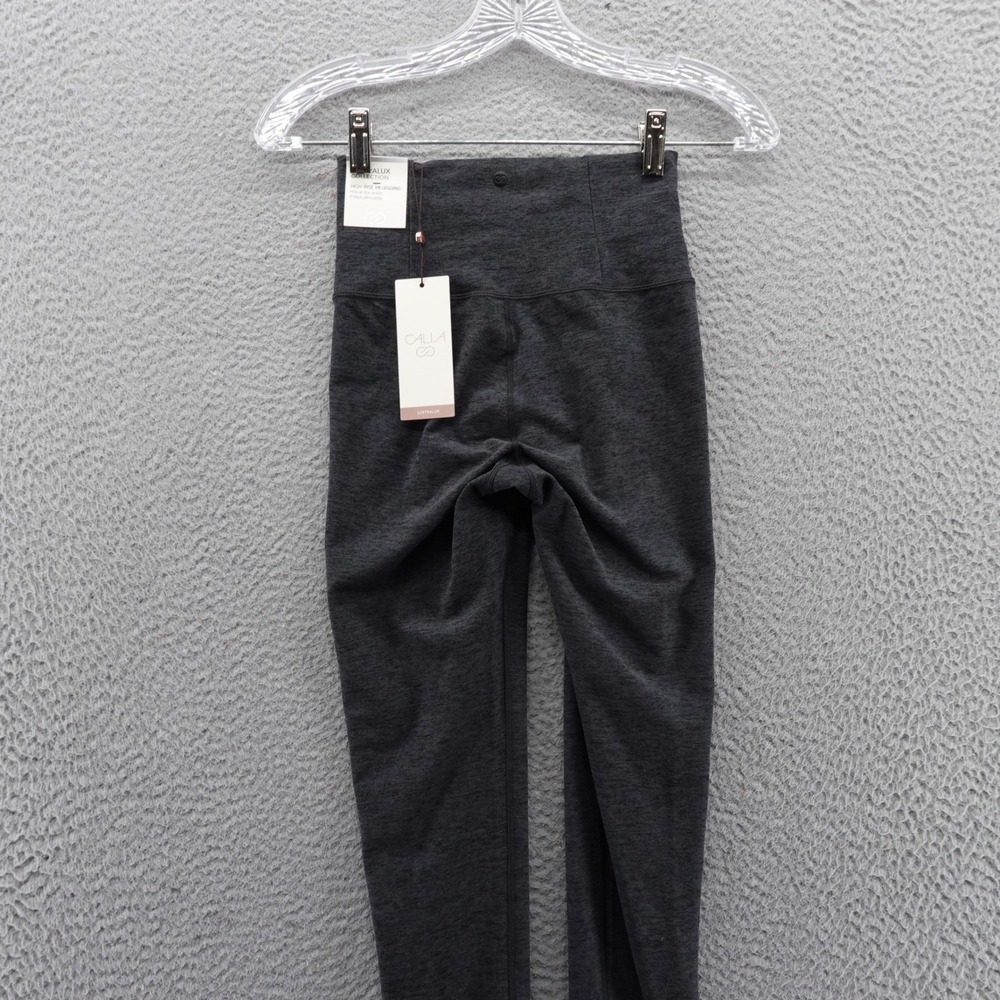Calia Lustralux Leggings High Waist Athletic Yoga Pants Womens XS Gray NWT - Picture 4 of 14